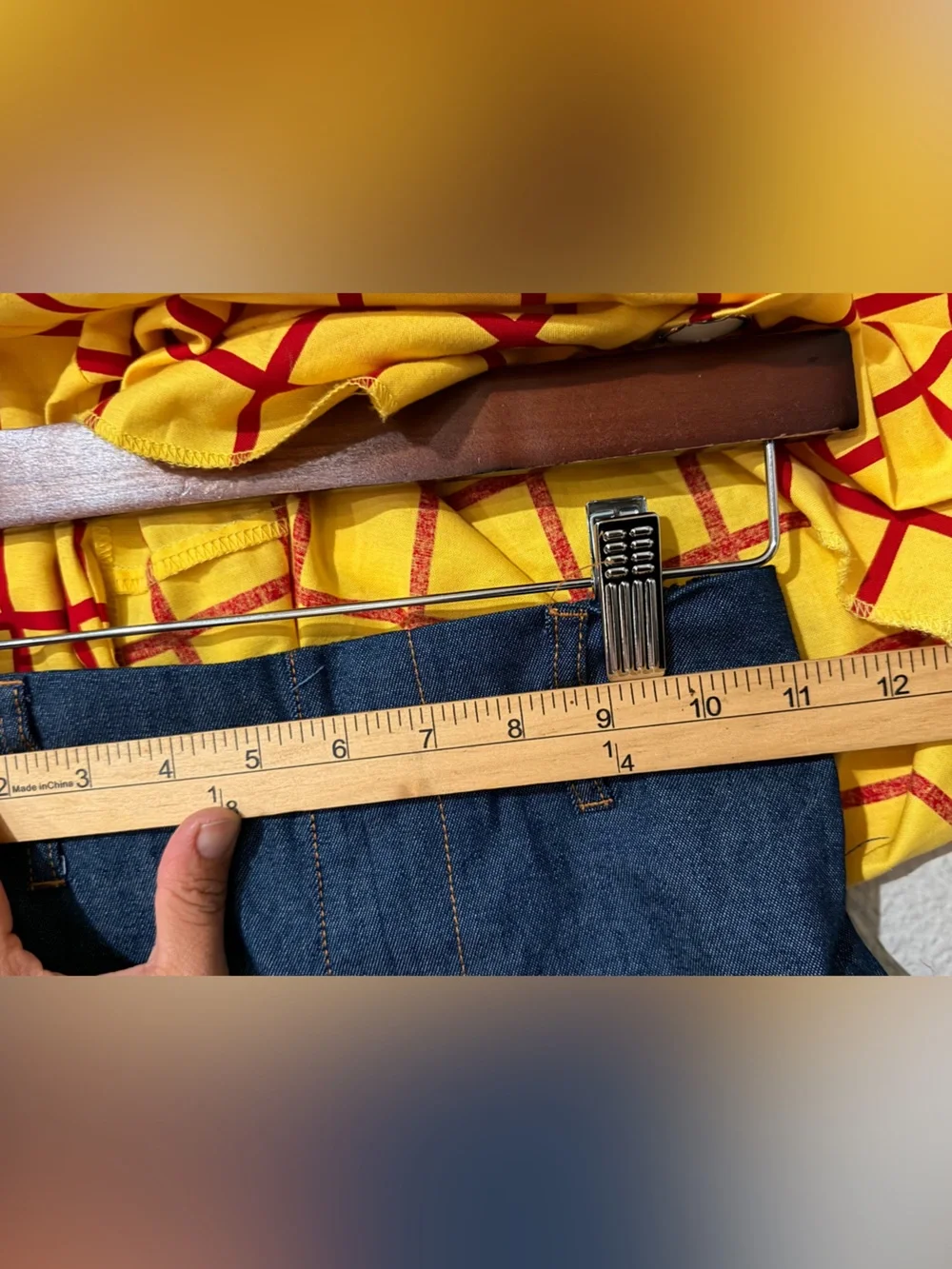 Toy Story Sheriff Woody Costume Boys 7/8  Shirt Jeans Pants Disney Store Cowboy